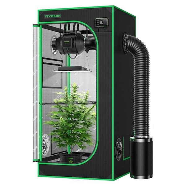 VIVOSUN AeroLight SE 100-Watt LED Grow Light Kit with 2x2 ft. Grow Tent, Ventilation System and E42A Controller, Warm White