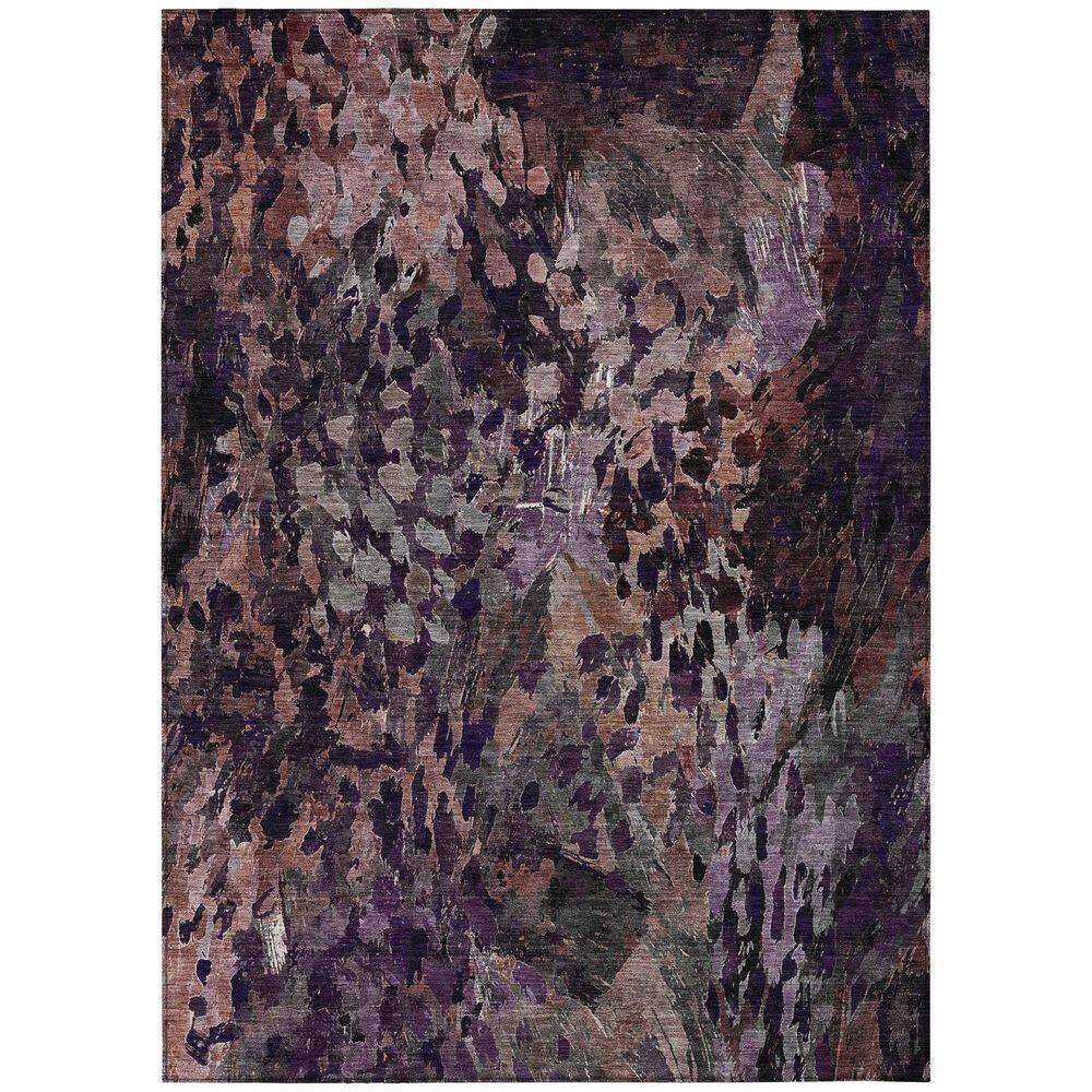 Chantille Machine Washable Indoor/Outdoor Abstract ACN2737 Plum 5 ft. x 7 ft. 6 in. Area Rug price history on PriceWatchPro