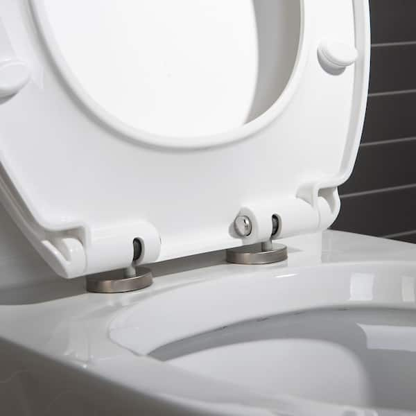 ᐅ【WOODBRIDGEE One Piece Toilet with Soft Closing Seat, Chair