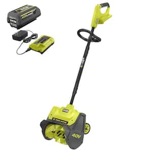 40V 12 in. Single-Stage Cordless Electric Snow Shovel with 4.0 Ah Battery and Charger