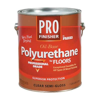 Pro Finisher 1 gal. Clear Semi-Gloss Oil-Based Interior Polyurethane for Floors