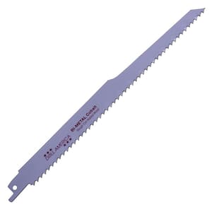 3/4 in. W x 6 in. L x 6 Teeth (TPI) x 0.062 in. Thickness Bi-Metal Cobalt Reciprocating Saw Blade (10-Pieces)