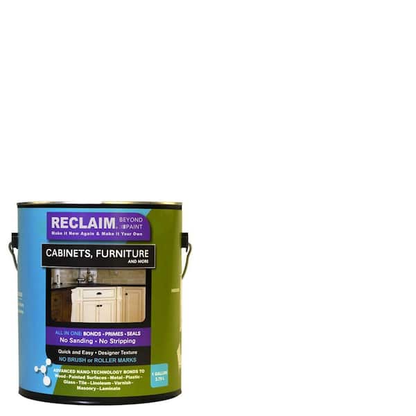 RECLAIM Beyond Paint 1-gal. Bright-White All in One Multi Surface Cabinet, Furniture and More Refinishing Paint