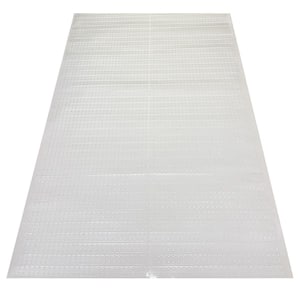 Floor Protector Clear 2 ft. 2 in. x 10 ft. Waterproof Non-Slip Clear Design Indoor Protector Runner Rug