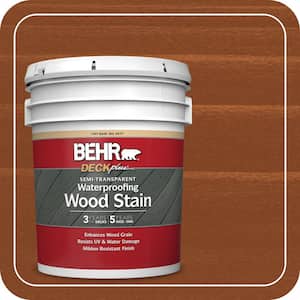 5 gal. #ST-130 California Rustic Semi-Transparent Waterproofing Exterior Wood Stain