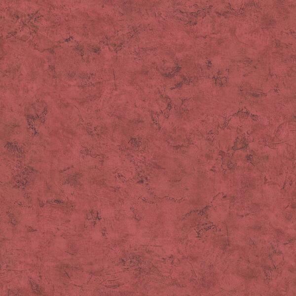 The Wallpaper Company 56 sq. ft. Red Leather Wallpaper