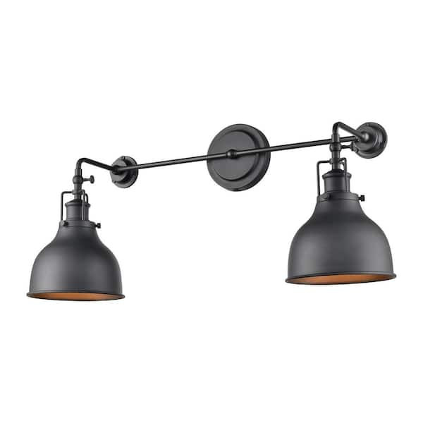 black kitchen wall sconce