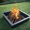 Blue Sky Outdoor Living NFL Black 36-Inch San Francisco 49ers Round Fire  Ring FR361208-49ERS