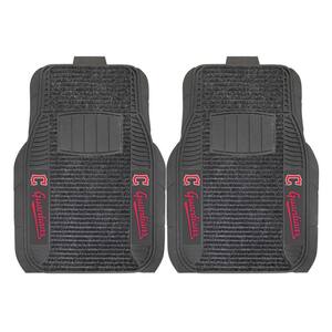 MLB - Cleveland Guardians 21 in. x 27 in. 2-Piece Set of Heavy Duty Deluxe Car Mat