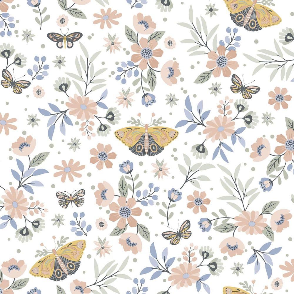 Whimsical Meadow Orange Wallpaper price history on PriceWatchPro