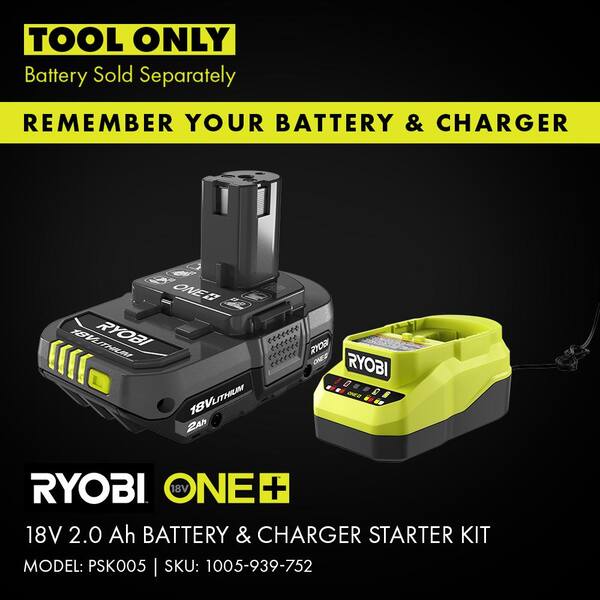 RYOBI 18-Volt ONE+ Cordless Power Scrubber P4510 (Tool Only)