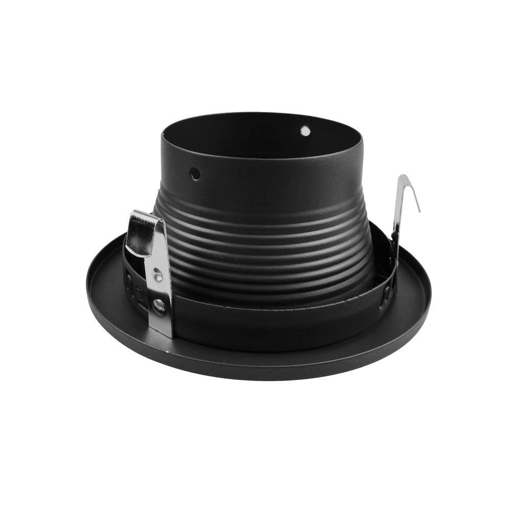Black Oil Rubbed 4-Inch Recessed LED Baffle Trim