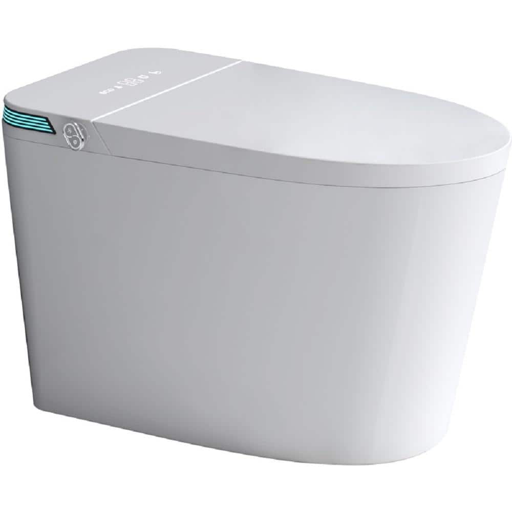 1.28 GPF Tankless Smart Toilet in White with Warm Water and Dryer, Auto Flush/Foot Sensor,Heated Seat, LED Display price history on PriceWatchPro