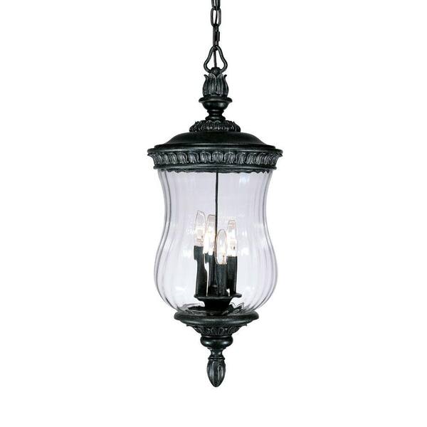 Acclaim Lighting Bel Air Collection Hanging Lantern 4-Light Outdoor Stone Light Fixture