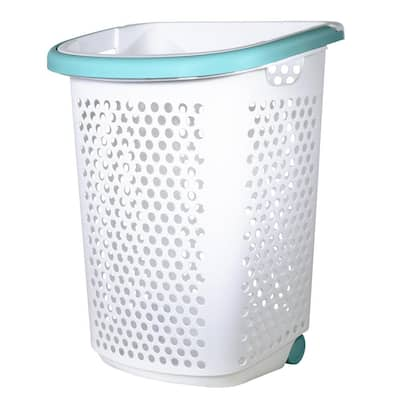 Sterilite Gray Tall Weave Plastic Laundry Hamper Storage Basket (12-Pack)  12 x 12736A06 - The Home Depot