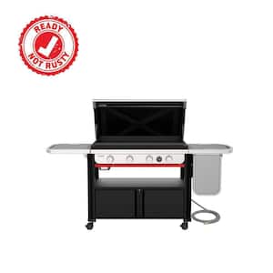 Weber Slate Griddle 3-Burner Natural Gas 30 in. Flat Top Grill in