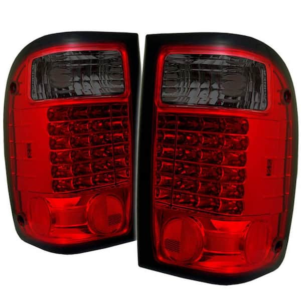 Spyder Auto Ford Ranger 01-05 LED Tail Lights - Red Smoke 5003867 - The ...