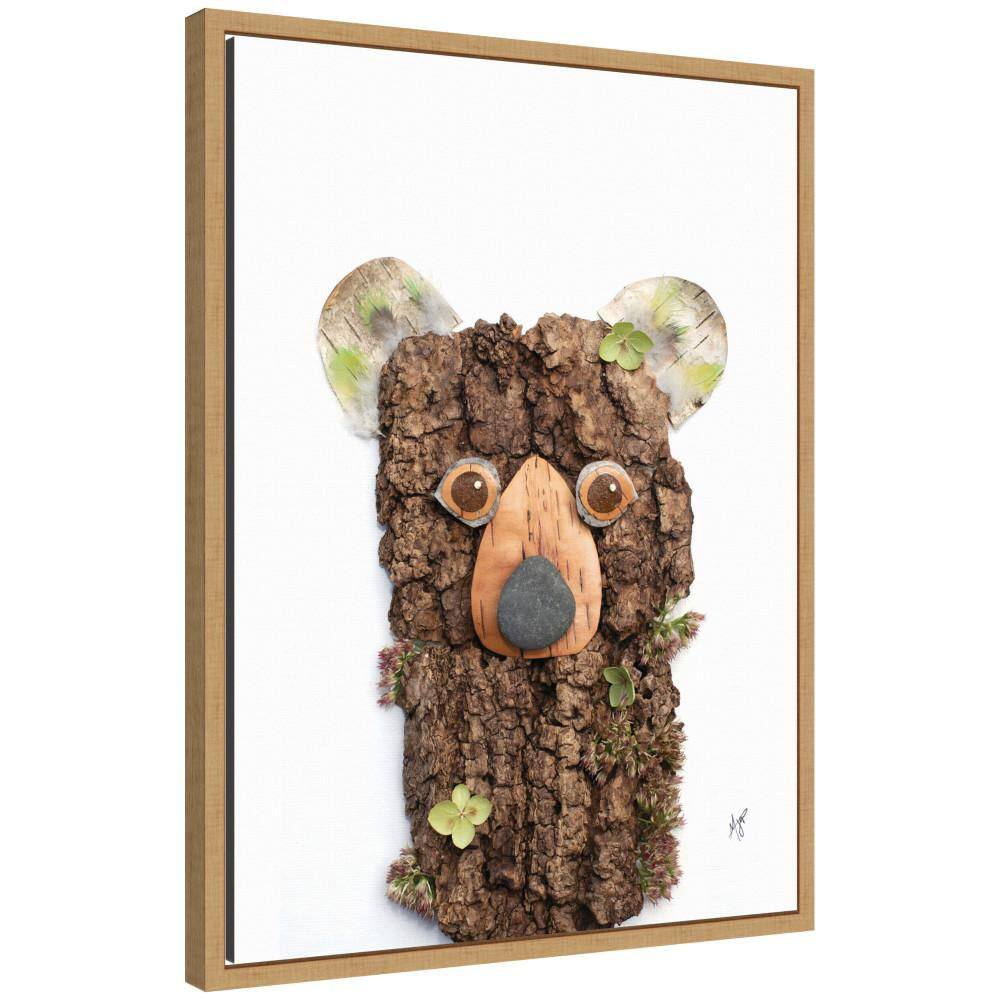"Sylvie ""Bear with Green"" by Madeline Jeppesen Animals Framed Art Print 24 in. x 18 in." price history on PriceWatchPro
