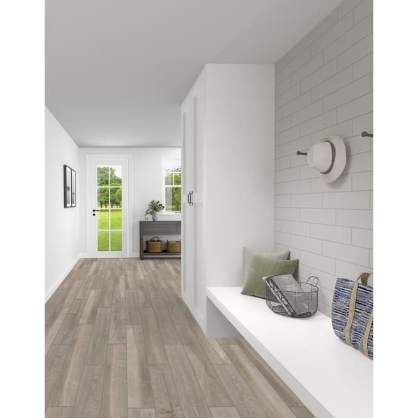 Vicinity Gray Brown 6 in. x 36 in. Matte Porcelain Floor and Wall Tile (626.4 sq. ft. /pallet)