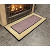 Hooked Wool Pine Cone Hearth Rug, 2' x 4