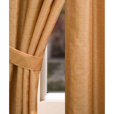 null Semi-Opaque Gold Crescent Heights Rod Pocket Panel - in. W x 96 in. L