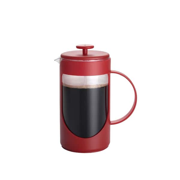 BonJour Ami-Matin 8-Cup French Press in Red