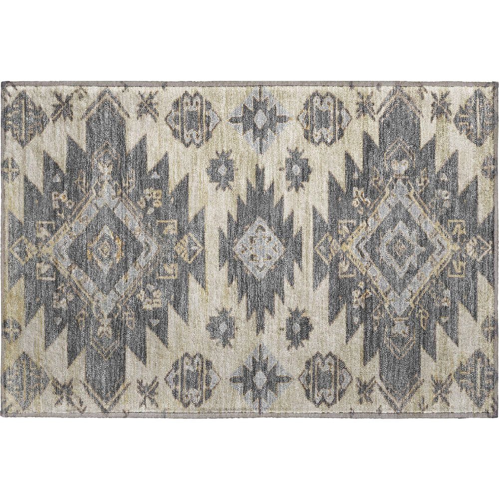 Mayfield Premium Machine Washable Abstract AMF1945 Beige 2 ft. x 3 ft. Accent Rug price history on PriceWatchPro