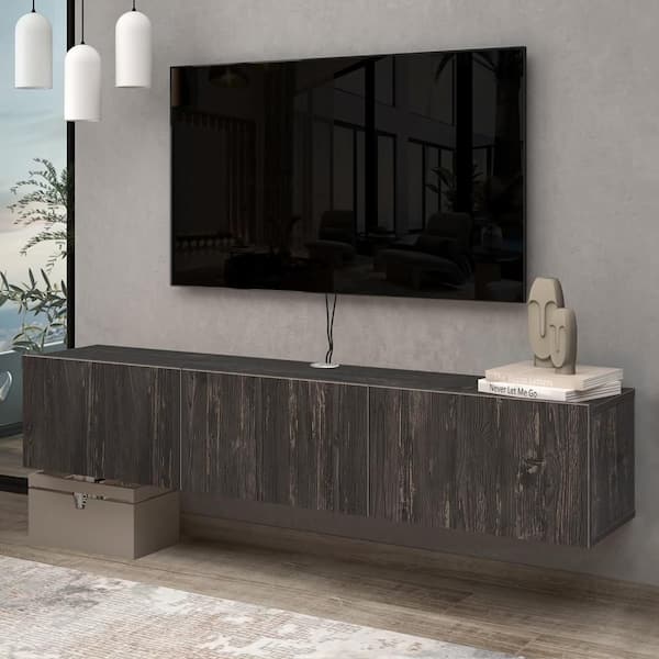 Espresso Finish TV Stand Fits TV's up to 75 in.