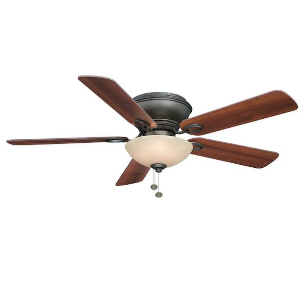 Hampton Bay Adonia 52 in. Indoor Oil-Rubbed Bronze Ceiling Fan with Light Kit