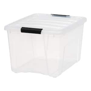 38 Qt. Snap Top Storage Box in Clear