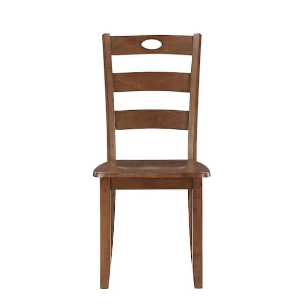 NEW CLASSIC HOME FURNISHINGS New Classic Furniture Salem Tobacco Solid Wood Dining Side Chair (Set of 2)