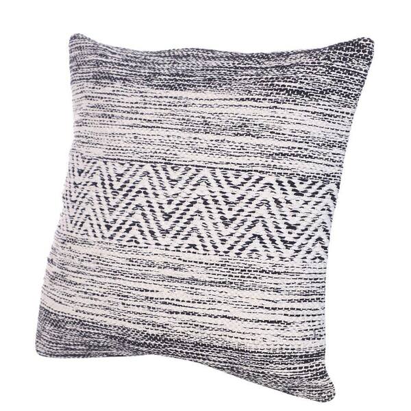 Buy 18 x 18 Cotton Accent Throw Pillows, Geometric Lined Pattern, Set of 2,  Multicolor By The Urban Port