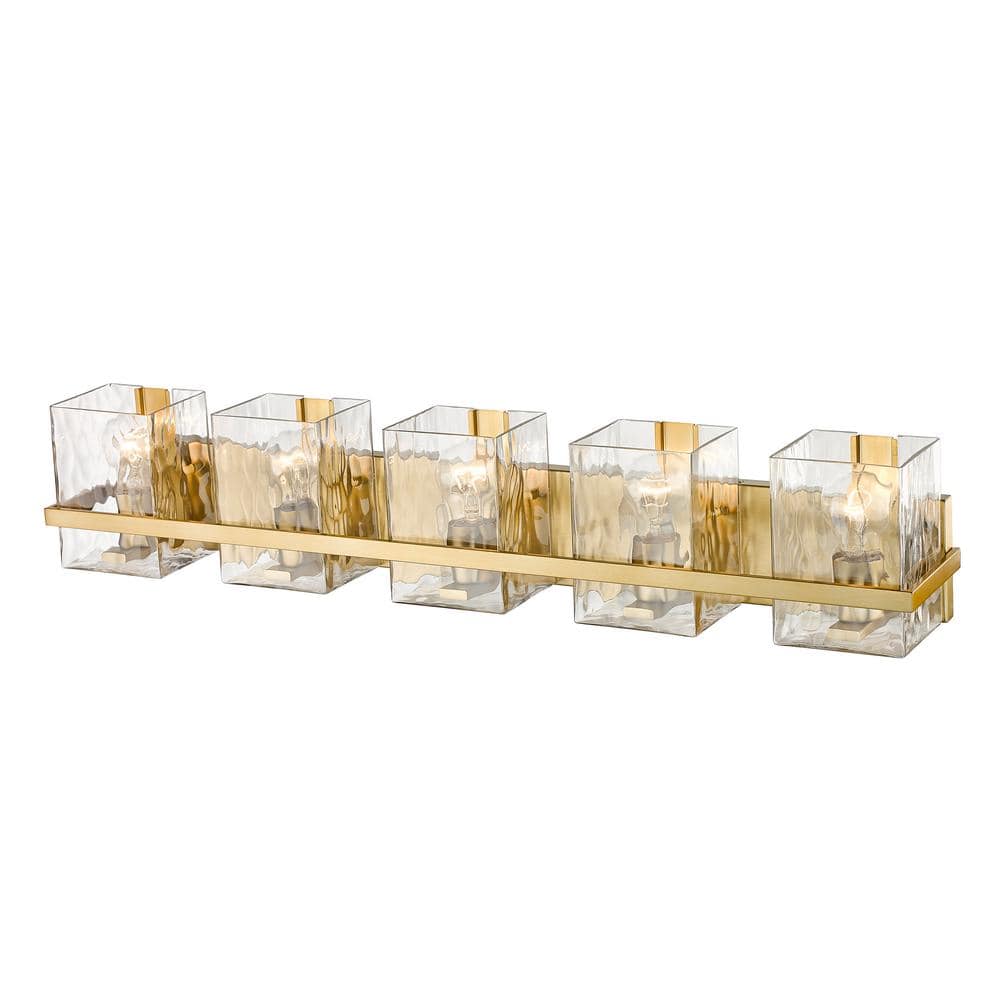 Bennington 7 in. 5-Light Modern Gold Vanity Light