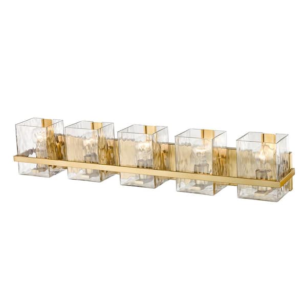 Unbranded Bennington 7 in. 5-Light Modern Gold Vanity Light