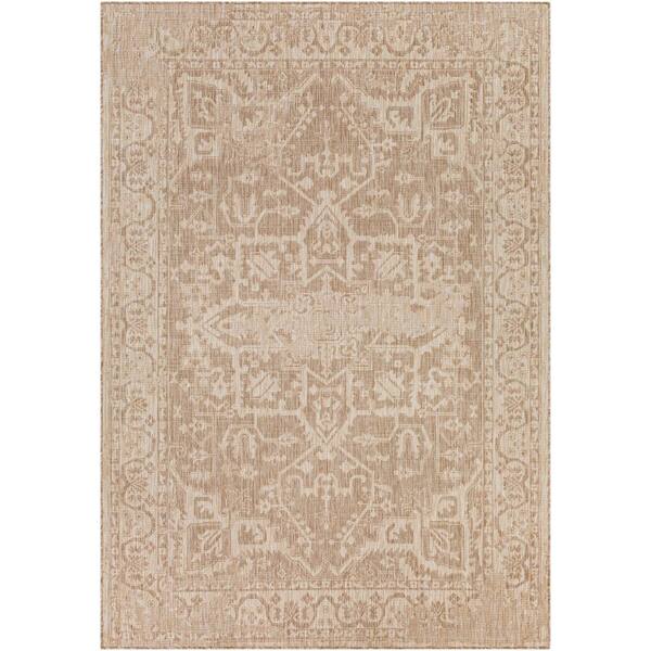 Livabliss Avellane Brown 8 ft. x 10 ft. Indoor/Outdoor Area Rug