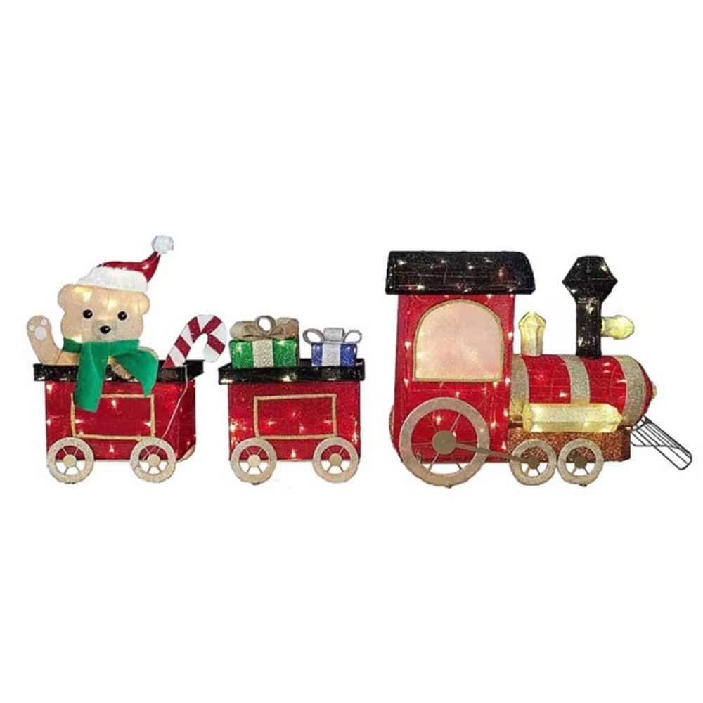 6.5 ft. L 180L LED Christmas Train Set of 3 price history on PriceWatchPro