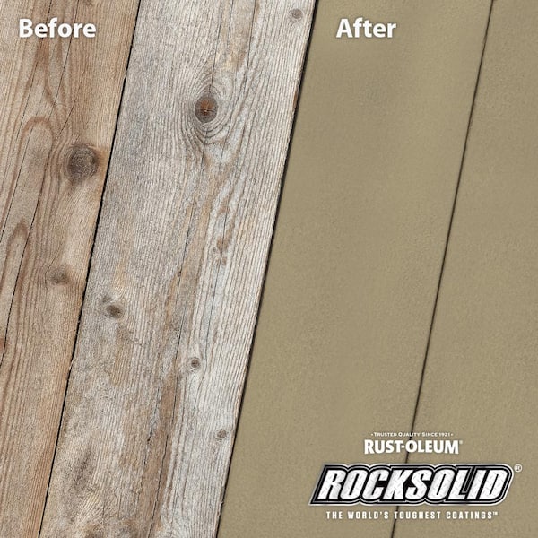 1 gal. Taupe Exterior 2X Solid Stain