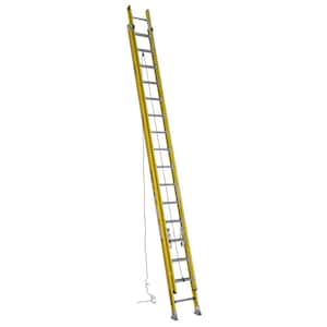 32 ft. Fiberglass D-Rung Extension Ladder with 375 lb. Load Capacity Type IAA Duty Rating