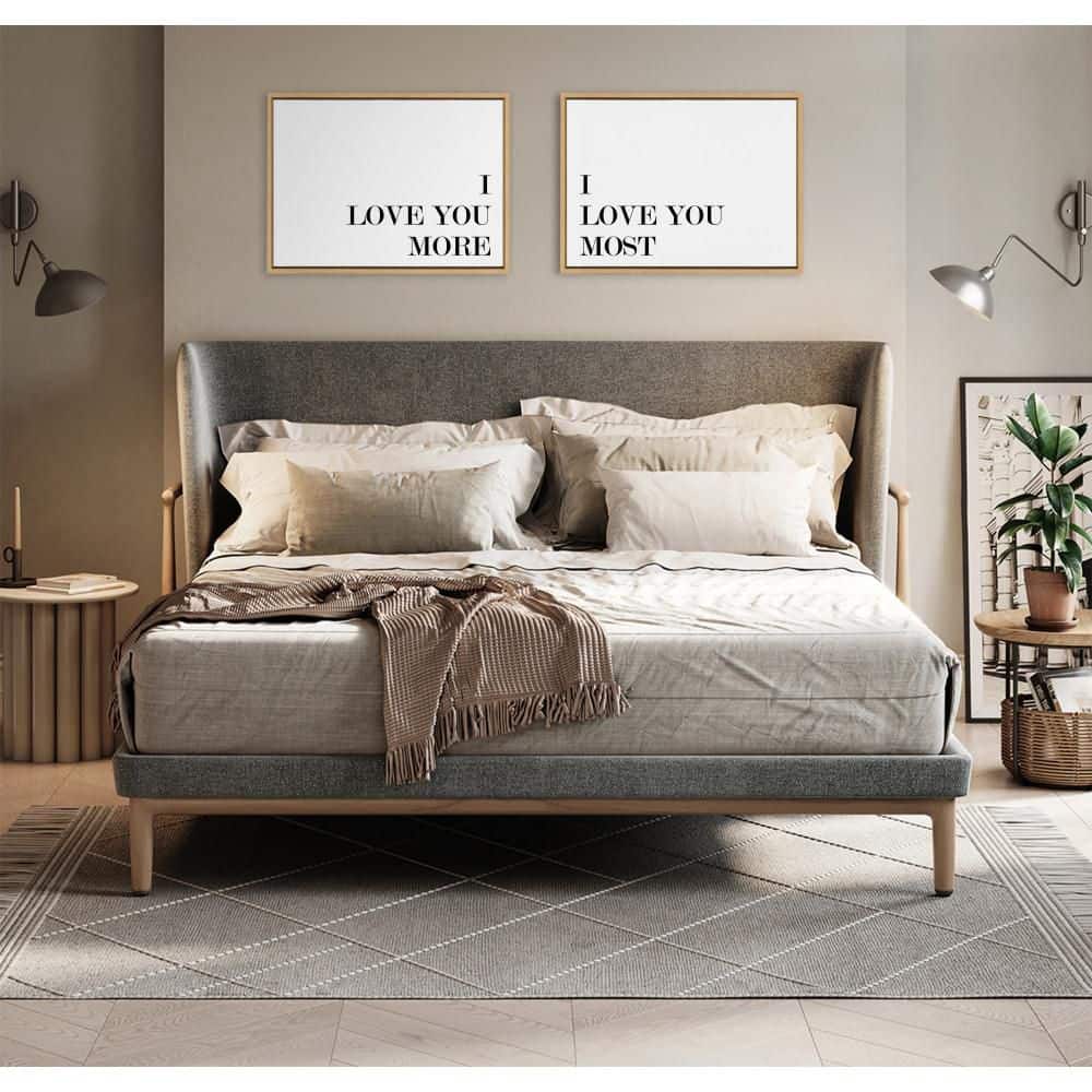 "Sylvie ""I Love You"" by Maggie Price of Hunt and Gather Goods 2-Piece Natural Framed Art Print Set 24 in. x 18 in." price history on PriceWatchPro