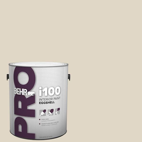 BEHR PRO 1 gal. #YL-W13 Sentimental Beige Eggshell Interior Paint