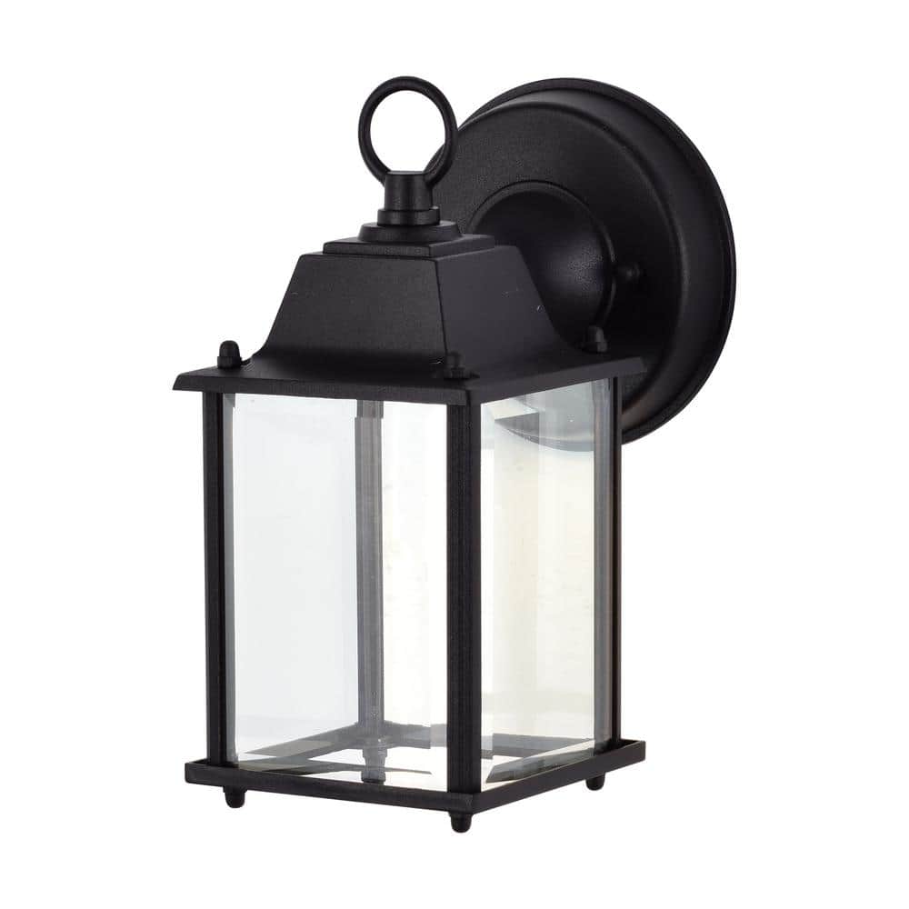 Modern Black LED Cube Lantern, 8W Dimmable Energy Star