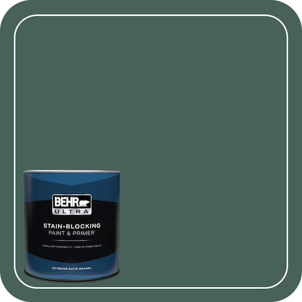 BEHR ULTRA 1 qt. #T18-20 Equilibrium Satin Enamel Exterior Paint & Primer