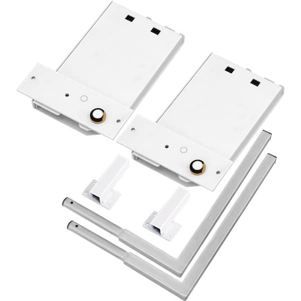 Murphy Bed Hardware Kit, Horizontal Wall Bed Mechanism Springs, DIY Twin Queen Hideaway Bed, White