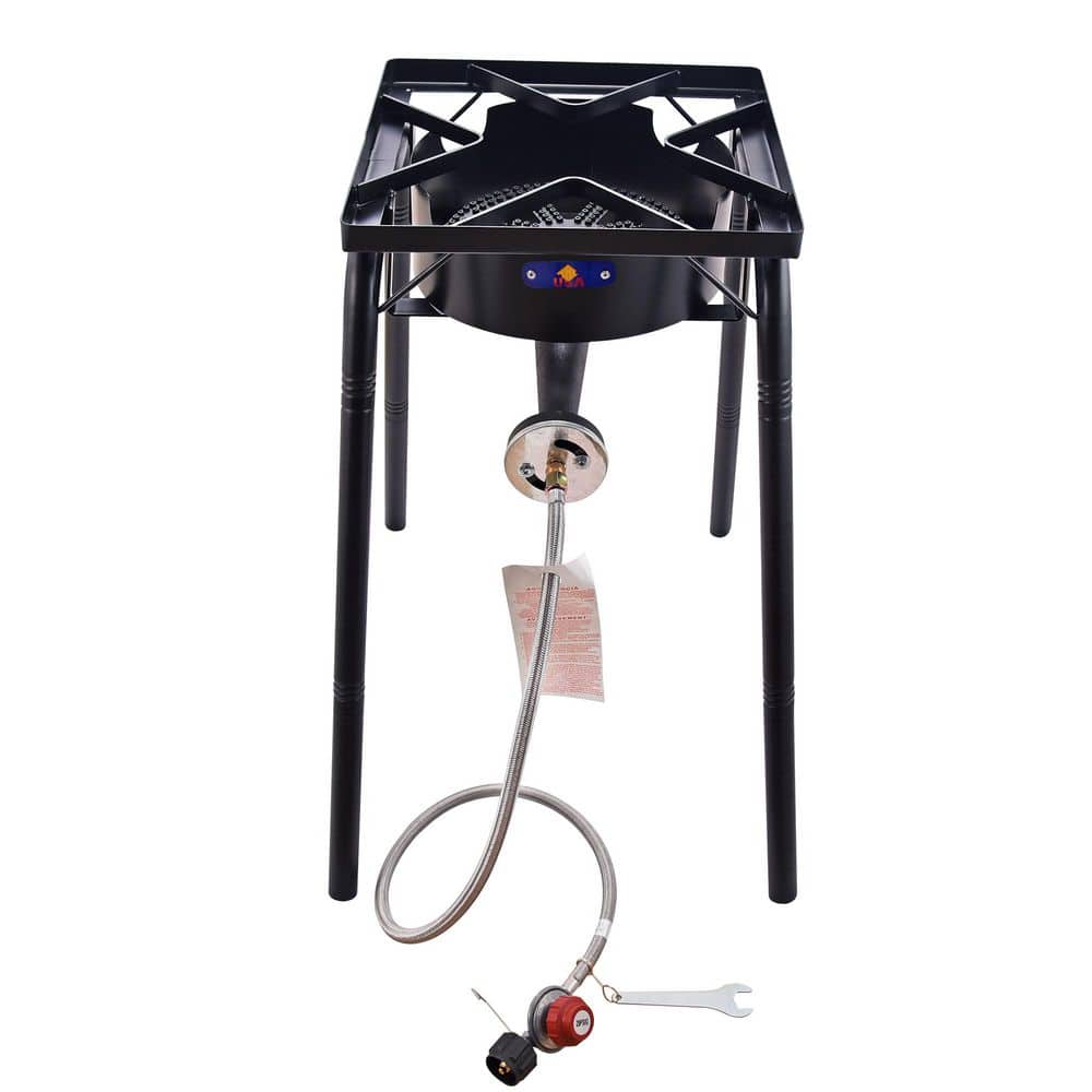 ARC 200,000 BTU Single-Burner Propane Side Burner Outdoor Camp Stove Gas Bu