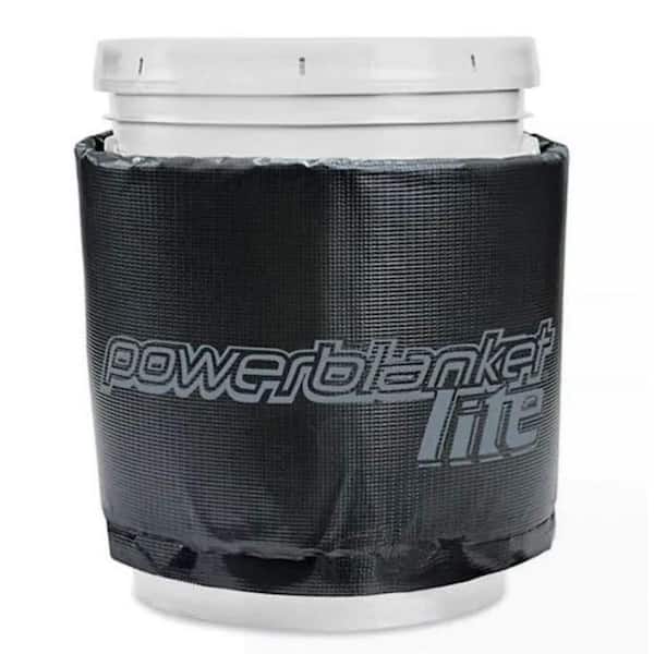 Insulated 5-Gal. Band-Style Bucket Heater - Pail Heater, Fixed Temp 145°F, Freeze Protection, Process Heating