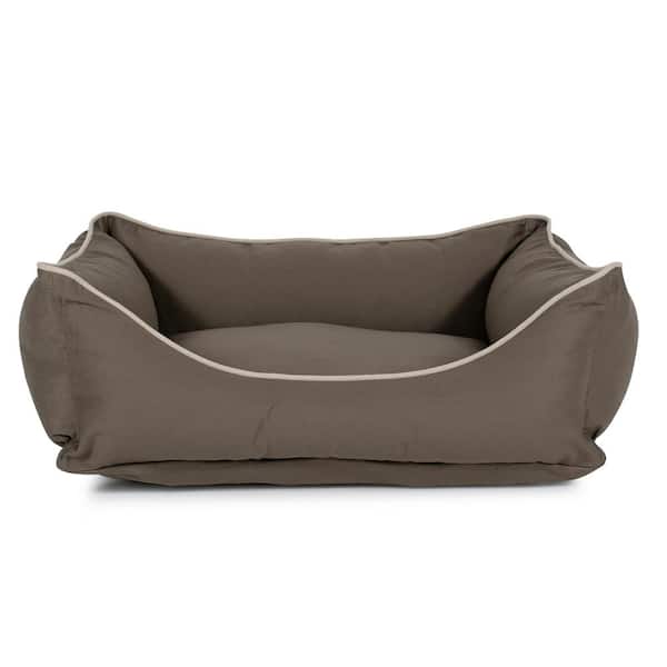 Carolina Pet Company Medium Sage Canvas Low Profile Kuddler Dog Bed