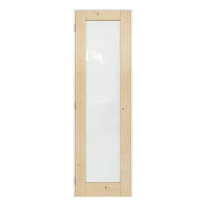 JELD-WEN 18 in. x 80 in. Carrara 2 Panel Right-Hand Solid Core