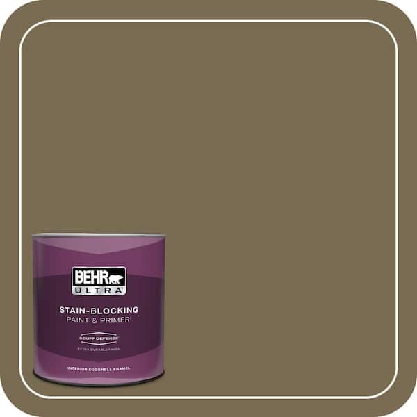 BEHR ULTRA 1 qt. #750D-6 Lemon Pepper Extra Durable Eggshell Enamel Interior Paint & Primer