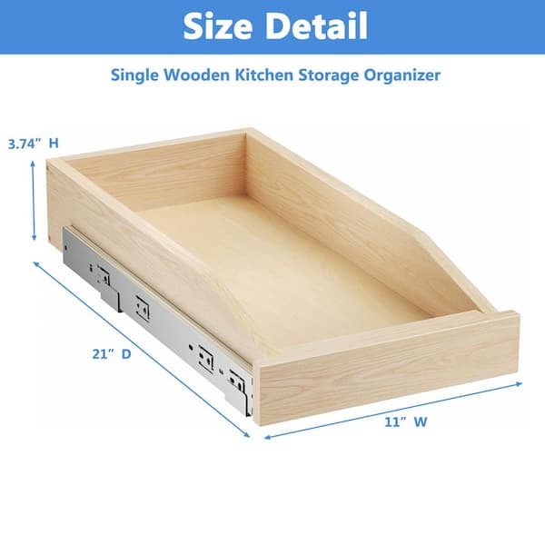 Pull Out Drawer Storage Box (20x12) - Trimmed Out Inc