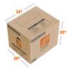 24 in. L x 20 in. W x 21 in. D Extra-Large Moving Box with Handles
